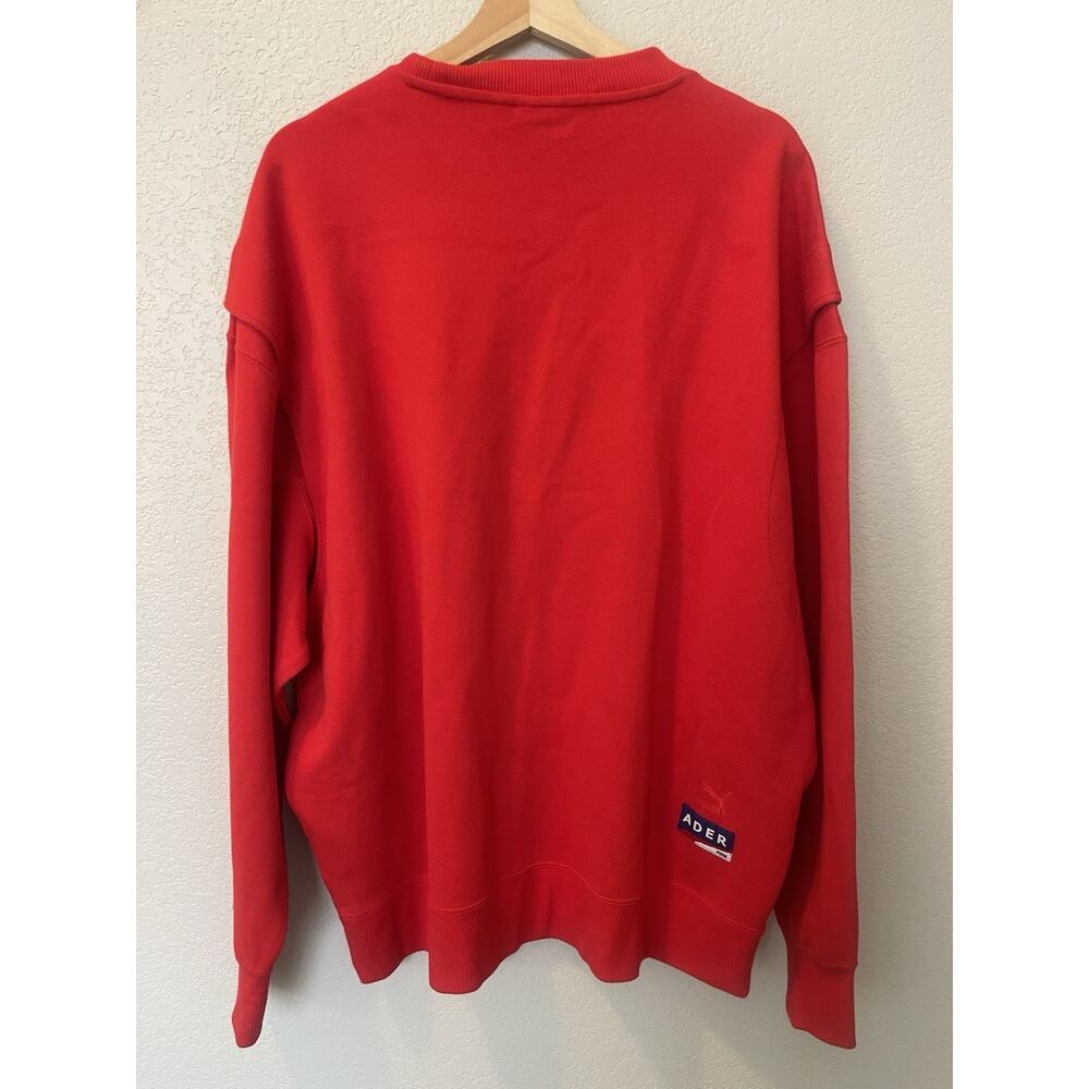 Puma Puma X Ader Error Crew Mens Red Long Sleeve … - image 4